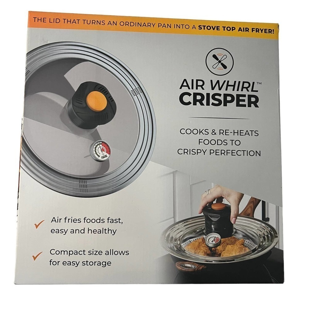 Air Whirl Crisper Air Fryer Lid for Pots & Pan
